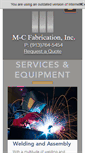 Mobile Screenshot of m-cfabrication.com